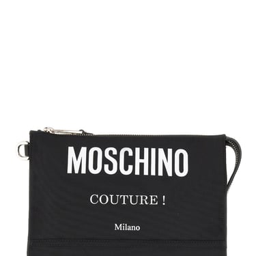 Moschino Men Clutch Bag With Logo