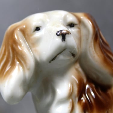 FOR DOG LOVERS! | Vintage Hand Painted Ceramic Welsh Springer Spaniel | Dog Lovers | Hand Painted Ceramic Spaniel Figurine 
