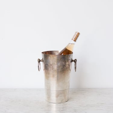 Tall Vintage Silver Plated Champagne Bucket