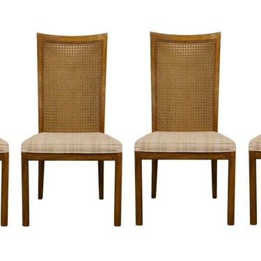Set of 4 HIGH END Solid Maple Italian Style Cane Back Dining Side Chairs 5547 