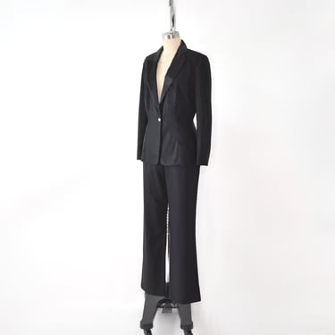 90's Mugler Women's Black Suit Med 