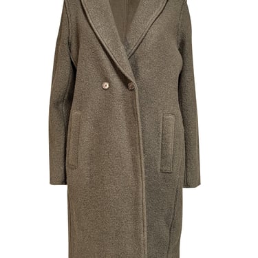 J.Crew - Forrest Green Italian Boiled Wool Coat Sz 6