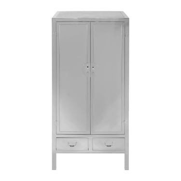 #1554 Stainless Steel Modern Cabinet