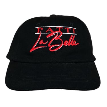 Vintage 80s/90s Patti LaBelle Godmother of Soul RnB Singer Embroidered Strap Back Hat Cap 