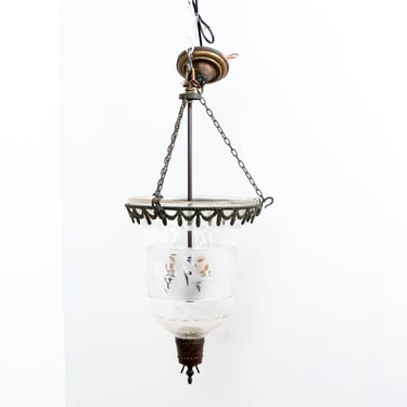 Georgian style Bell Jar Hanging Lantern
