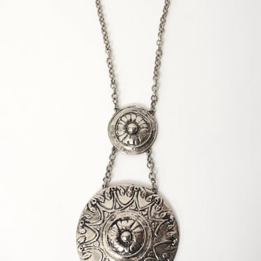 1990s Oversize Medallion Necklace