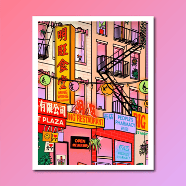 Mott Street NYC Art Print