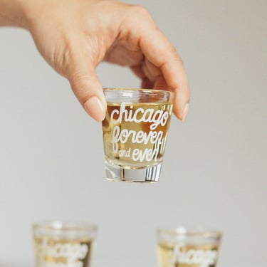 Chicago Forever and Ever Shot Glass