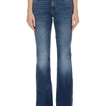 Alexander Mcqueen Women Bootcut Denim Pants