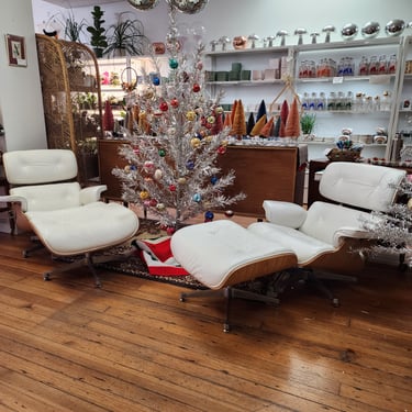 Reproduction Eames Style Chair and Ottoman