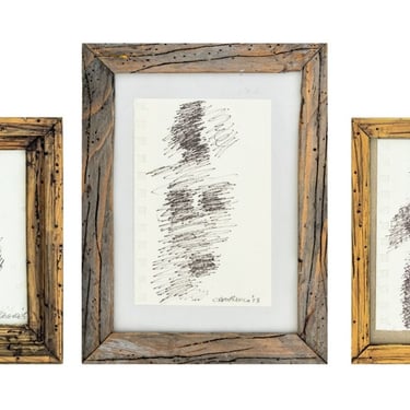 Domenick Capobianco Abstract Figural Ink, 3