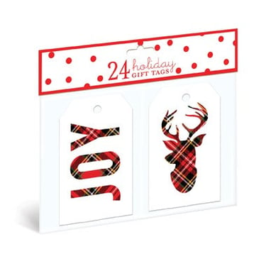 Joy &amp; Reindeer Holiday Gift Tags
