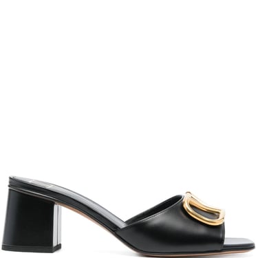 Valentino Garavani Women Vlogo Signature Leather Mules