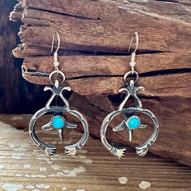 NAJA HANDS NAVAJO Sterling Silver and Turquoise Statement Earrings | Kevin Billah | Native American Jewelry |  Southwestern 