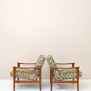 Inge Andersson 'Oslo' MidCentury Armchairs, Original Vintage Danish Scandinavian Design 