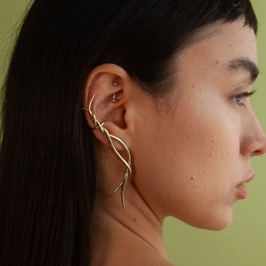 Brass Axel Single Earring/Cuff