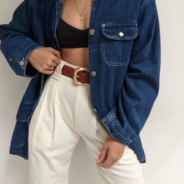 Vintage Lined Denim Chore Coat