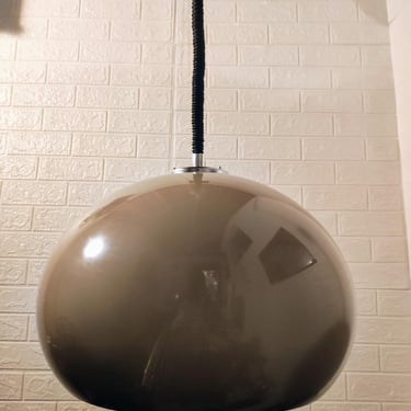 XXL Vintage Adjustable Guzzini Spheric Ceiling Light / Brown Jolly Light / Space Age Pendant Lamp / Retro Home Decor / Meblo Guzzini/ 70s 