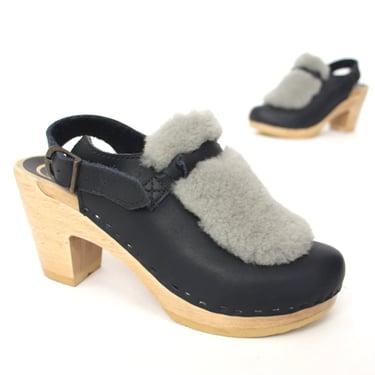 No. 6 Billie Fur Clogs*