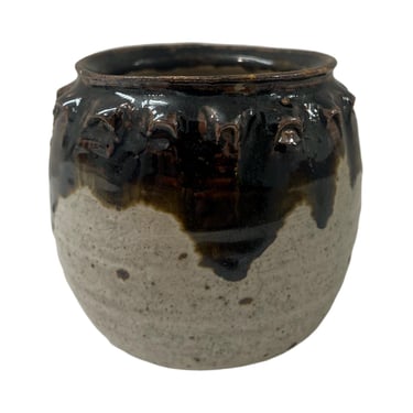 Vintage mid century modern 1960s studio pottery ceramic vase 