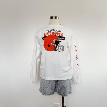 Vintage Cleveland Browns Long Sleeve Tee | Size LG 