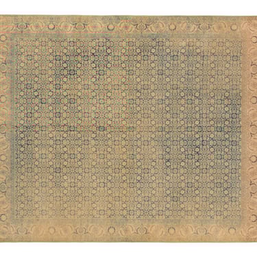Vintage Tabriz Rug - 7'8 x 6'5