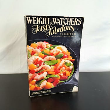Vintage 80s Weight Watchers Fast & Fabulous Cookbook 