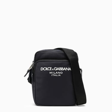 Dolce&Gabbana Blue Messenger Bag In Nylon Men