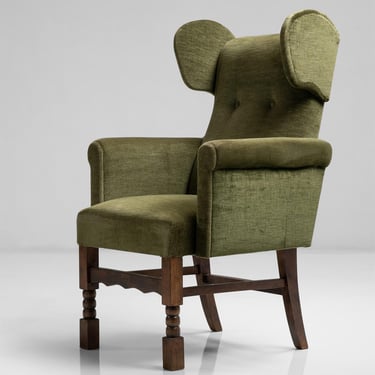 Atypical Wingback Armchair