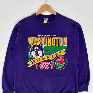 Vintage 1991 University of Washington Rose Bowl Crewneck Sz. L