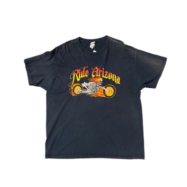 Ride Arizona Flame Skeleton T-Shirt 122422LF