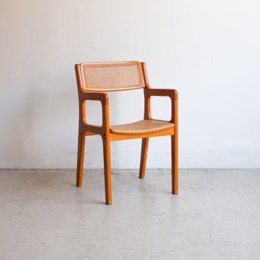 Birdseye Cane Arm Chair
