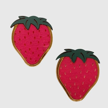 Sample Sale Strawberry Stud Earrings