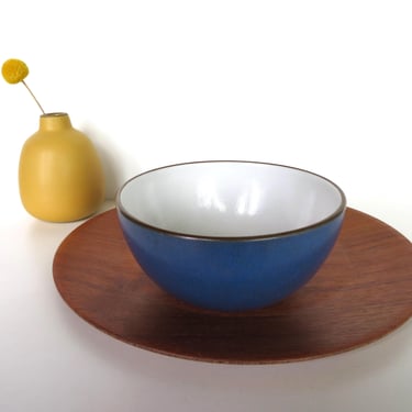 Heath Ceramics 5 1/2"  Plaza Line Cereal Bowl In Blue and White 