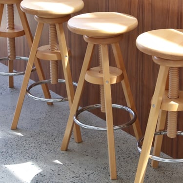 1990'S IKEA &quot;Ringo&quot; Swivel Stools - Pair