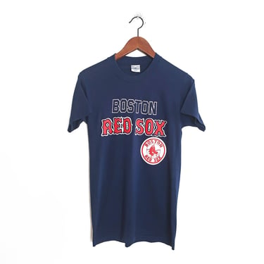vintage Red Sox shirt / 80s Boston Red Sox / 1980s Boston Red Sox baseball logo single stitch t shirt Small 