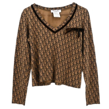 Christian Dior 2005 Long Sleeve Top Brown #38