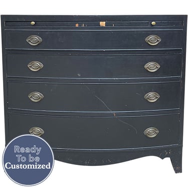38&quot; Unfinished 4 Drawer Irwin Vintage Dresser #08775
