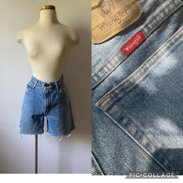 Vintage Wrangler Cut off Shorts | light wash 
