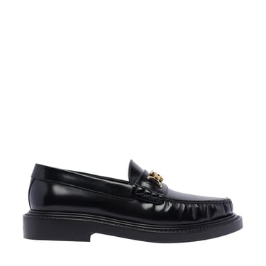 Celine Women Celine Universite' Triomphe Chain Loafers