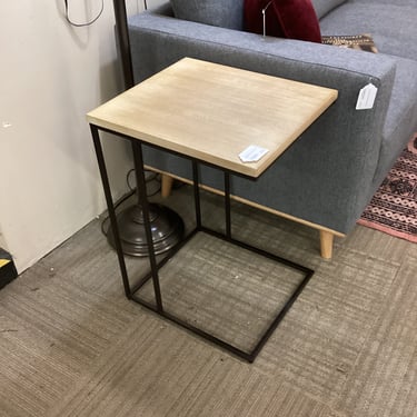 WEST ELM Blonde Wood Top C Table