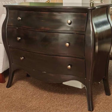 Crate &amp; Barrel Black Bombay Accent Chest