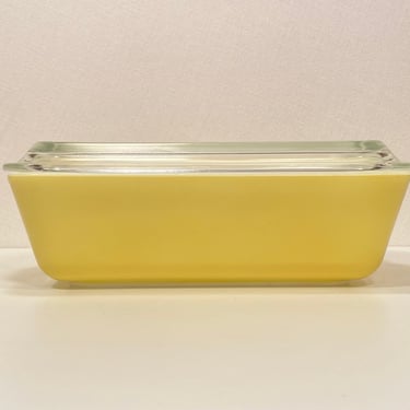 Pyrex Primary Yellow #503 Refrigerator Dish 