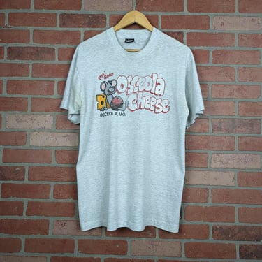 Vintage 90s Osceola Cheese ORIGINAL Graphic Tee - Large 