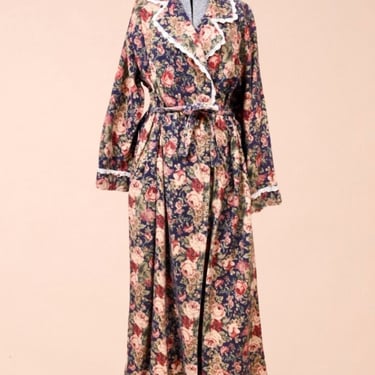 Floral Flannel Robe by Talbots, XL
