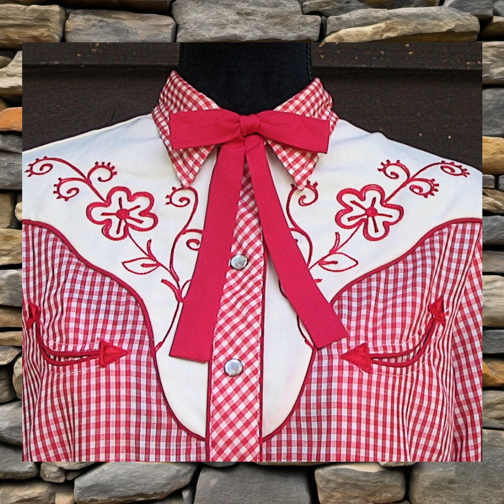 String Tie for Western Shirts, Rose Red Tie | Show In Style