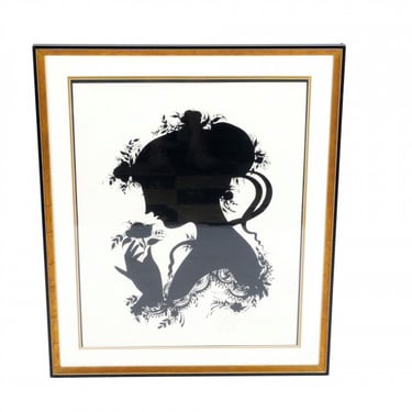 Bjorn Wiinblad Signed "Lady of the Camellias" Print