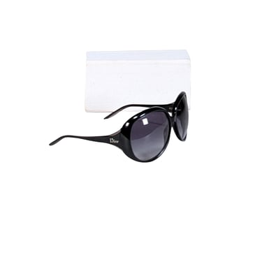 Christian Dior - Black Large Round Sunglasses