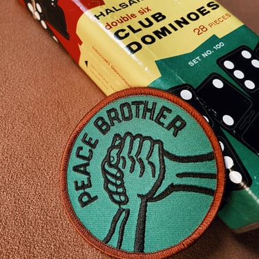 Vintage &quot;Peace Brother“ Original Patch (1970’s)