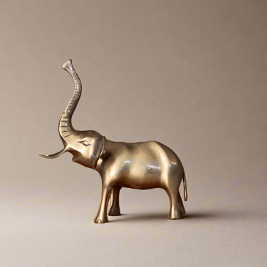 Small Brass Elephant